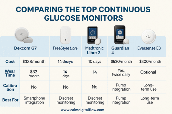 CGM comparison for 2025